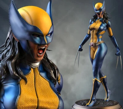 Painted Laura Kinney X-23 Statue 1/4 Superhero Figure - Image 1 of 4
