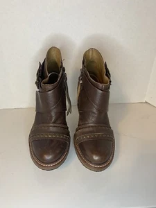 Anthropologie Schuler & Sons Philadelphia Stiefeletten Western braun Größe 8B - Bild 1 von 9