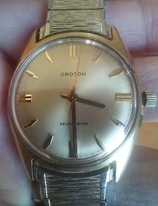 1950's Croton Selfwinding Champagne Gold Swiss Automatic Selfwinding ETA 2451 - Picture 1 of 8