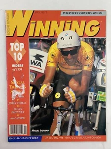 Winning Bicycle Racing Illustrated January 1992 No. 98 Miguel Indurain - Picture 1 of 3