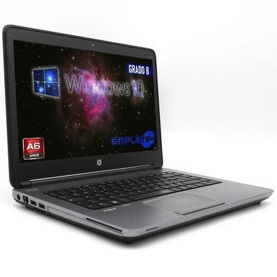 HP 645 G1 AMD A6 WINDOWS 10 PRO 16GB 960GB COMPUTER PORTATILE NOTEBOOK LAPTOP - Immagine 1 di 4