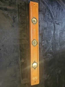 Vintage Stanley Made In USA Cherry 24" Level No.324-24” - Picture 1 of 14