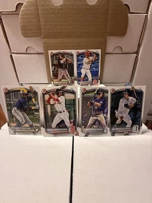 2025 Bowman Complete Paper Set 1-100 & BP 1-150, 250 Cards Total - Image 1 of 4