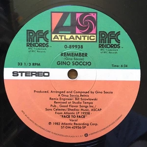 Gino Soccio - Remember / Dream On (12", Single) (Very Good Plus (VG+)) - 3854439 - Picture 1 of 4