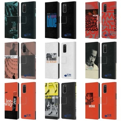 OFFICIAL BLUE NOTE RECORDS ALBUMS 2 LEATHER BOOK CASE FOR SAMSUNG PHONES 1 - Image 1 of 4