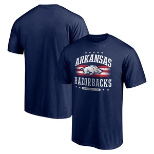 Men's Navy Arkansas Razorbacks Americana T-Shirt - Picture 1 of 3