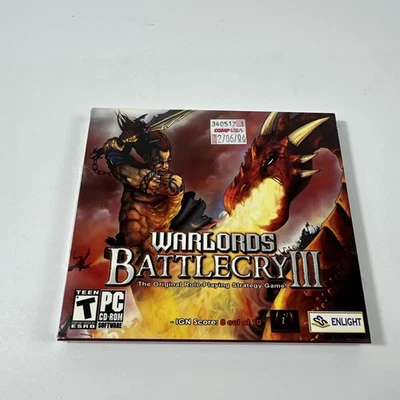 WARLORDS BATTLECRY III - Battle Cry 3 Factory Sealed NEW Box  (PC, 2004) - Image 1 of 4