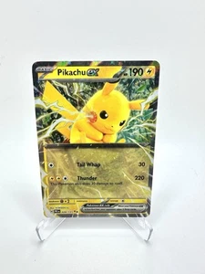 Pokemon Prismatic Evolutions Pikachu EX Double Rare 28/131 NM - Picture 1 of 2