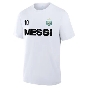 Argentina National Football Team Official Licesned Soccer Tee White Tee Mess 10 - Picture 1 of 6