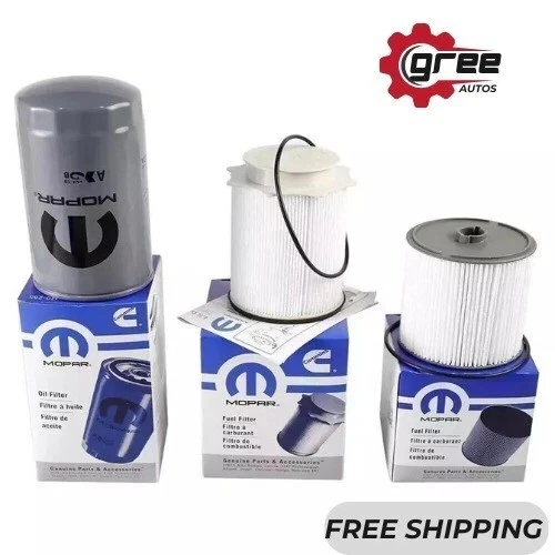 Mopar Diesel Fuel and Oil Filter Set for 2019-2021 Ram 2500 3500 4500 5500 6.7L - Image 1 of 1