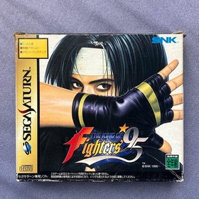 King of Fighters 95 KOF 95 Sega Saturn SS SNK Japan w/ ROM Cartridge CIB Boxe 35