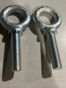 🇺🇸(2) NUEVO Chicago Hardware Hombro 3/4” X 3” Roscado Ojo Perno Levantador Ojo G1 - Imagen 1 de 6