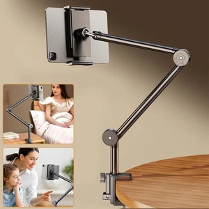 Tablet Halterung Bett iPad Halterung Langer Arm Handy Halter Tisch Ständer 360° - Afbeelding 1 van 12
