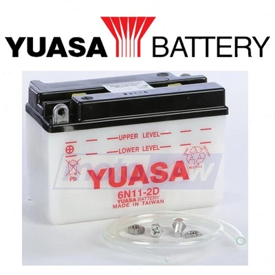 Yuasa Conventional 6V Battery for 1983-1987 Yamaha CV80 Riva 80 - Electrical ik Foto 1 de 4