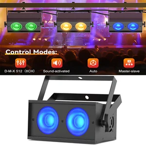 150W COB LED Par Light DMX Stage DJ Par Can Light Audience Blinder Spot Lighting - Picture 1 of 13