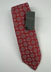 Daniel Cremieux Tie Signature Collection 7Fold Red Silk Italy LE 88/238 - Picture 1 of 14