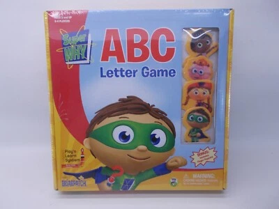 Super Why ABC Letter Game Briarpatch New Sealed Game 3+ Years - Image 1 of 4