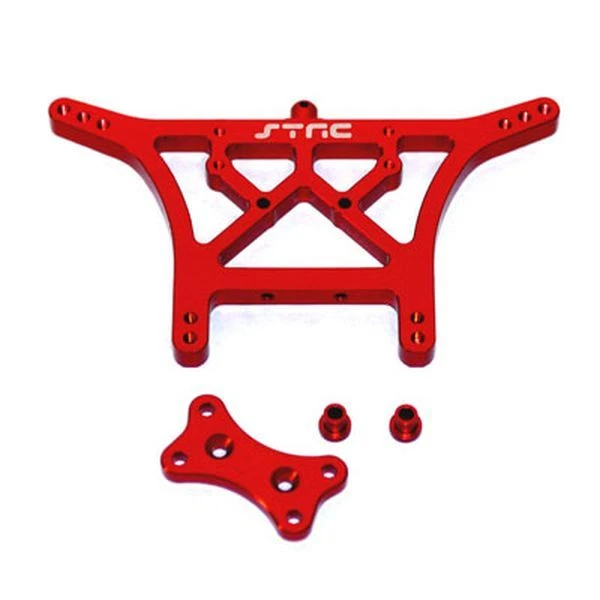 ST Racing 6mm Red Alloy Rear Shock Tower fits 2WD Traxxas Stampede/Rustler/Slash - Image 1 of 1