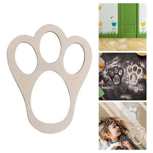 Rabbit Footprint Stencil Wooden Morning Rabbit Foot Flour Footprint Rabbit Foot - Picture 1 of 11