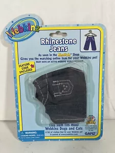 Ropa de mezclilla azul estrás Webkinz para perros o gatos Webkinz - Imagen 1 de 2