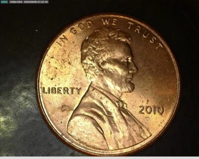 2010 Lincoln Shield Penny Error - Image 1 of 4
