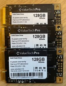 3 x ValueTech IT I Toshiba I SD 32GB 128GB  SSD mSata Festplatte Sata🚀