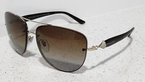 GENUINE WOMENS BVLGARI 6086-B 278/T5 AVIATOR STYLE POLARISED SUNGLASSES - Picture 1 of 13