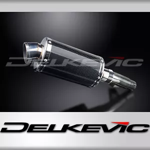 Honda NC750X 2014-2015 Slip On 9" Oval Carbon Exhaust Muffler Kit - Picture 1 of 4
