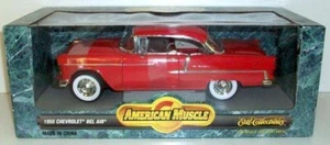 ERTL 1/18 - 7846 CHEVROLET BEL AIR 1955 - RED - Picture 1 of 3