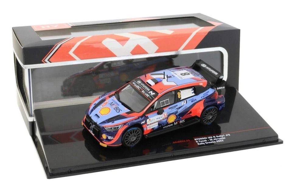 HYUNDAI I20 N RALLY1 #8 CROATIA RALLY 2022 TANAK JARVEOJA IXO RAM850.22 1 43