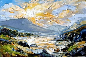JP O'Neill ORIGINAL Oil Painting, Glory, AUTHENTIC Contemporary Landscape ART - Picture 1 of 5