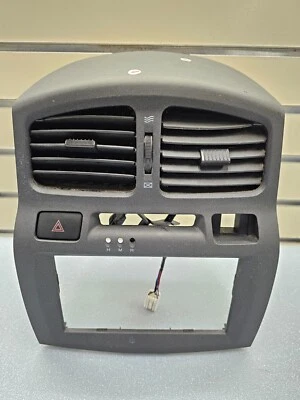 🔥01-06 HYUNDAI SANTA FE TABLERO CENTRAL RADIO AM FM ESTÉREO PANEL DE AJUSTE BISEL GRIS Foto 1 de 4