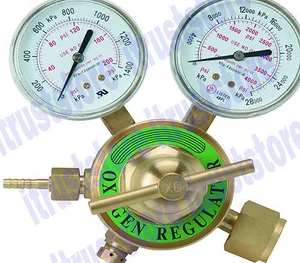 REPLACEMENT OXY OXYGEN REGULATOR GAGE SET FOR GAS WELDER GAUGE - Picture 1 of 3