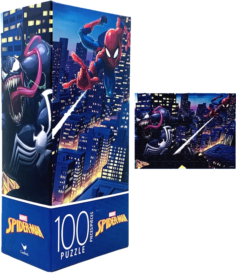 100 Piece Marvel Spiderman 11×15 Puzzle By Cardinal # 201 19663
