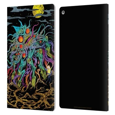 OFFICIAL RICK AND MORTY SEASON 1 & 2 GRAPHICS LEATHER BOOK CASE FOR AMAZON FIRE - Image 1 of 4