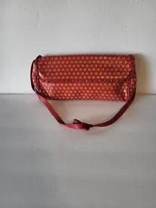 Arcadia Italian Embossed Red/Pink Leather Shoulder Or Hand Bag - Picture 1 of 8
