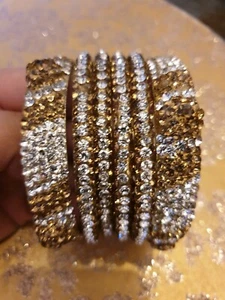 Indian kundan bangles - Picture 1 of 2