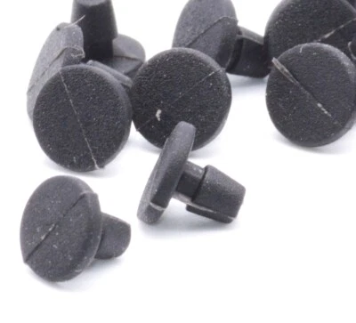 ALLTRADE SUPPLY INC Mini Rubber Ridged Feet – High Temp Silicone Push‑In Bumpers for Electronics