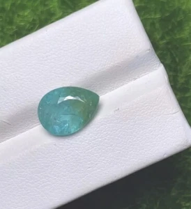 4.06CT GIA CERTIFIED NATURAL COPPER BEARING PARAIBA TOURMALINE - Picture 1 of 2