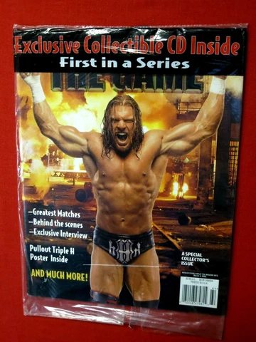 WORLD WRESTLING FEDERATION ~ THE GAME/ TRIPLE H POSTER, 1ST.IN A SERIES / SEALED Cover