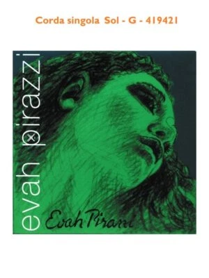 Corda per violino 4/4 Sol - G argento Pirastro Evah Pirazzi 419421 - Immagine 1 di 2