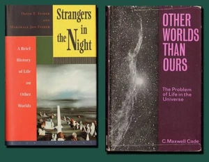2 Books on ETs and Life on Other Worlds/ASTRONOMY/BIOLOGY/UFOS/HB/DJ/Illustrated - Foto 1 di 8