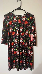 Christmas Santa Claus Dress Ugly Holiday Party Size XS NEW - Picture 1 of 12