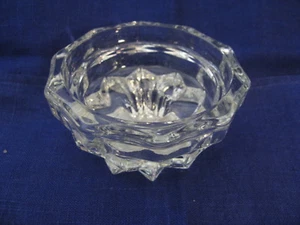Vintage Indiana Glass CANDLE HOLDER cup #1612 for Taper & Pillar Mid-Century EUC - Picture 1 of 8