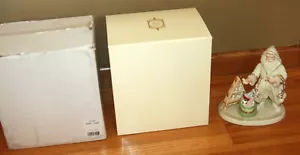 Lenox Classic Santa Babbo Natale Weißgold Limited Edition Figur OVP - Bild 1 von 3