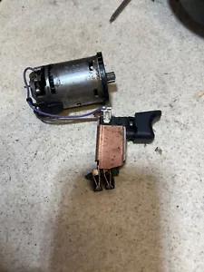 DeWALT Motor and Trigger Switch w/Wires DC920 - Picture 1 of 3
