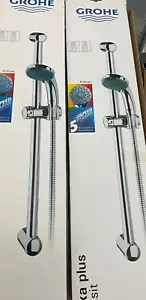 Grohe Relexa plus Exquisit Brausestange + Handbrause in Chrom, Rarität - Bild 1 von 8