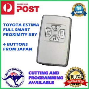 For Toyota Estima Alphard Smart Key 4 Button Unlocked Genuine Japan - Picture 1 of 3