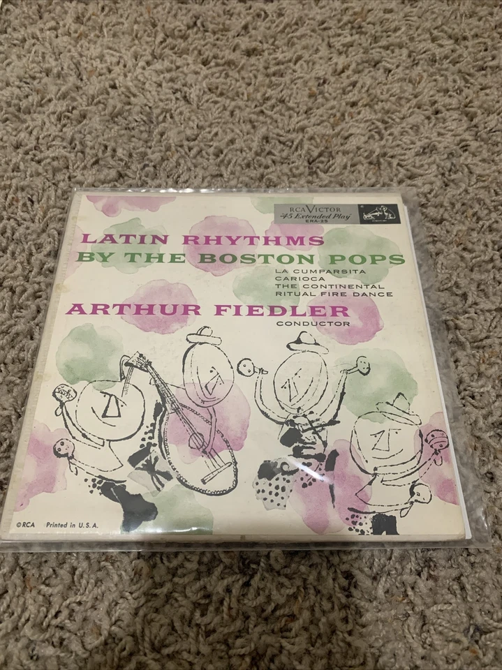 Andy Warhol art cover Latin Rhythms By The Boston Pops Arthur Fiedler - Image 1 of 2
