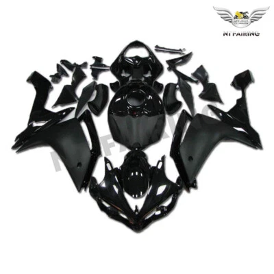 Carenado negro mate brillante apto para Yamaha 2007 2008 YZF R1 kit de inyección g003 Foto 1 de 4